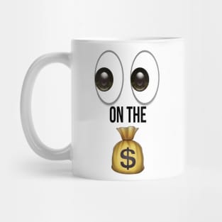 Emoji Eyes on the Money Mug